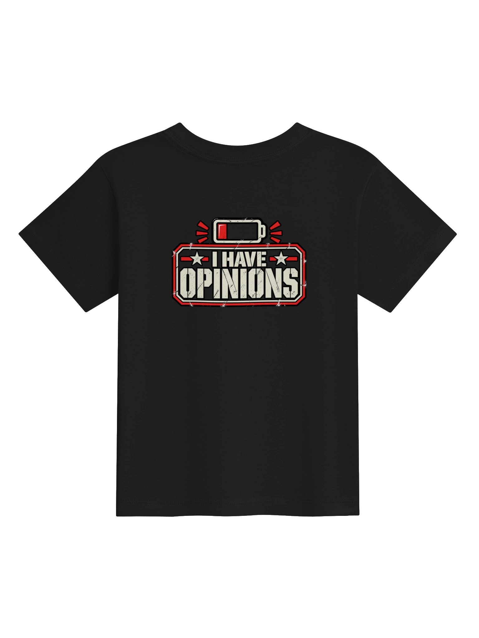 I Have Opinions Toddler T-Shirt | Funny Toddler Graphic Tee | Exhausted Parental ASSET Collection product image (2)