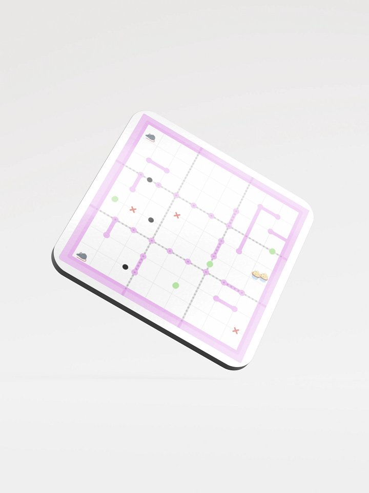 Rat Run Coaster Pink product image (1)