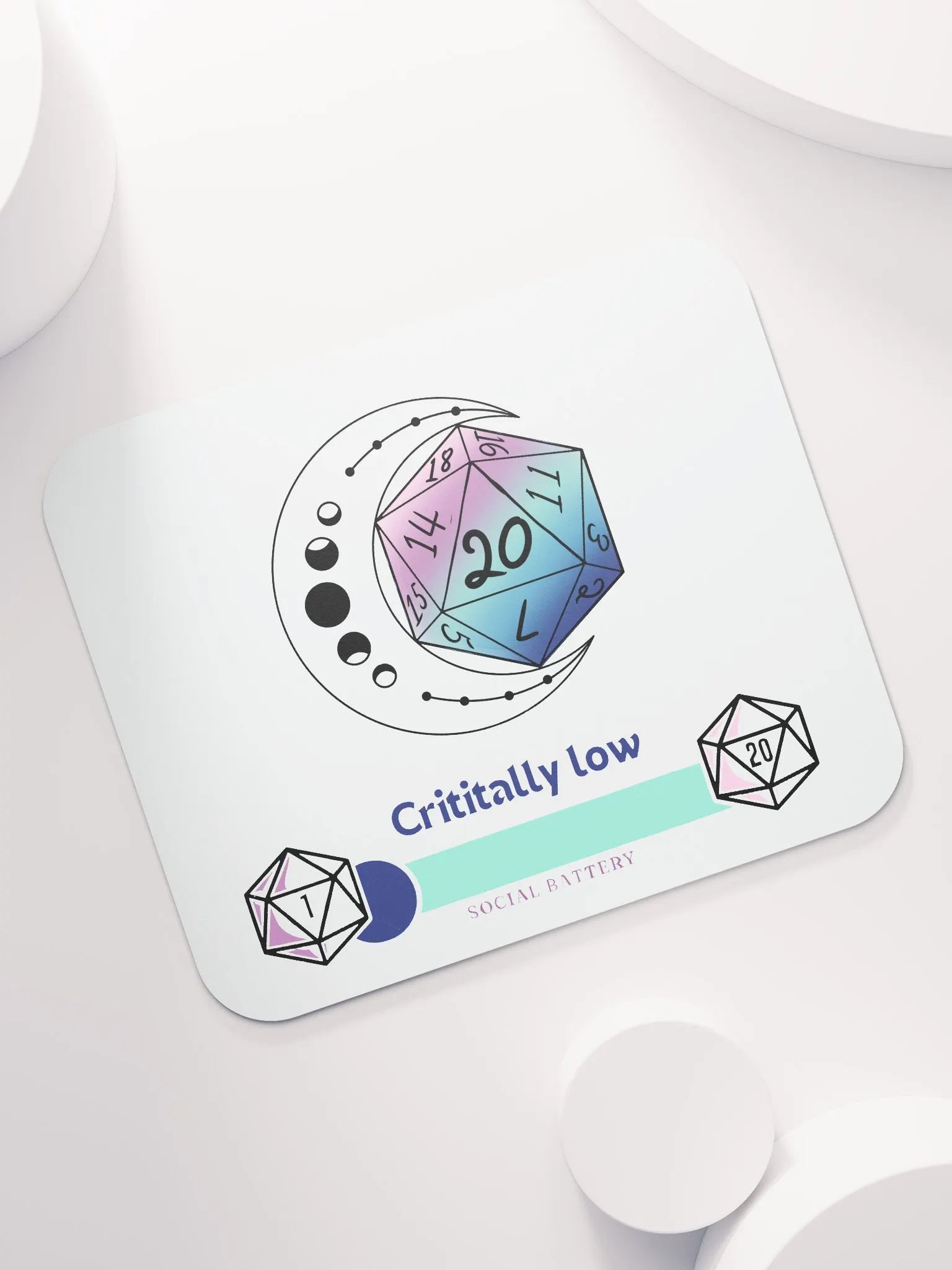 Critically Low Moon Mouse Pad product image (7)