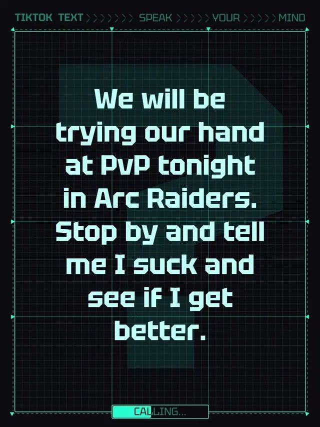 We will be trying our hand at PvP tonight in Arc Raiders. Stop by and tell me I suck and see if I get better. @UGO #fyp #viral #tiktok #tiktoklive #arcraiders 