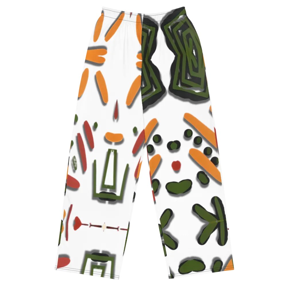 Kaleidoscope Dream Wide-Leg Pants product image (1)