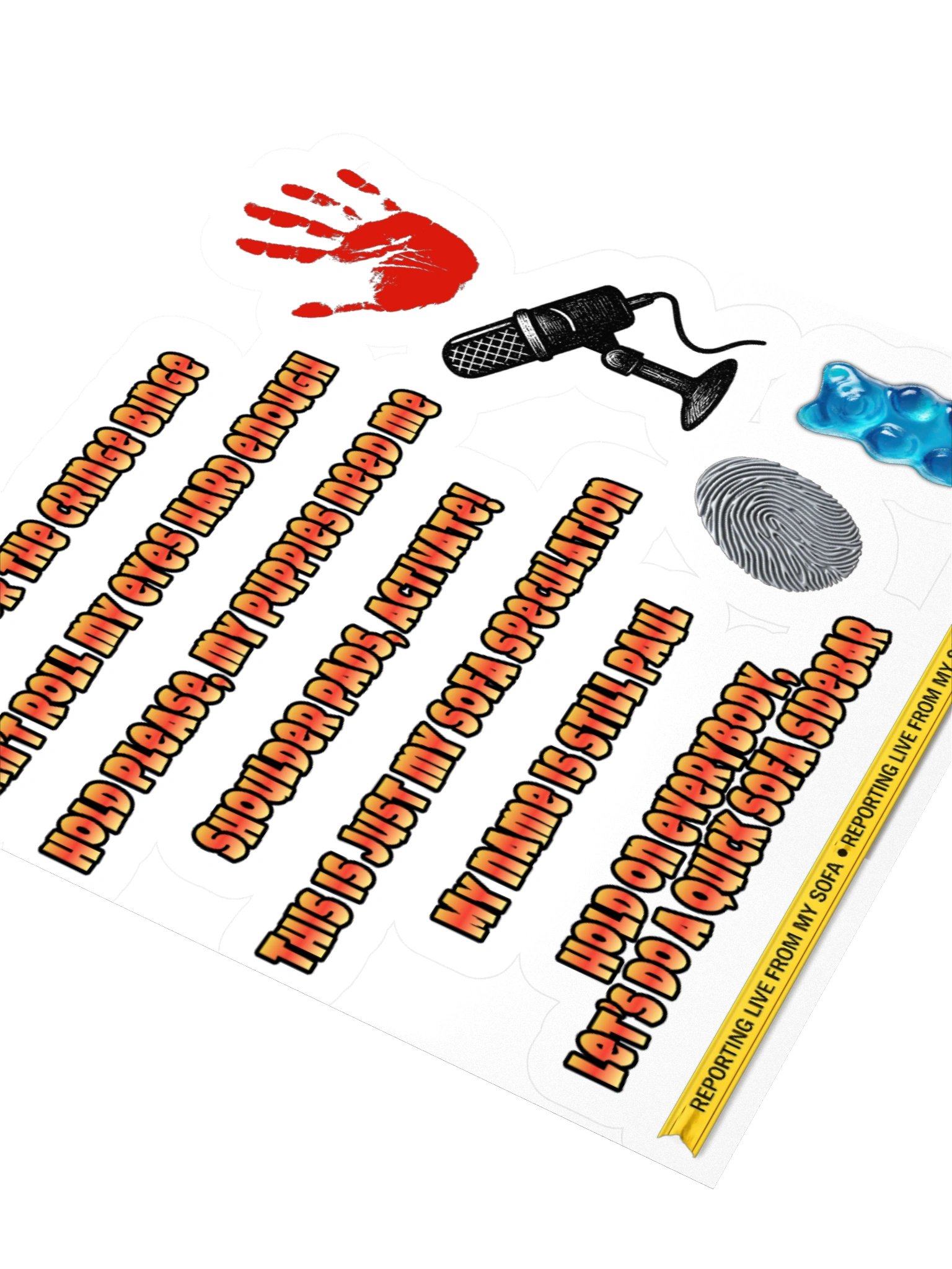 Sofa Squad Paulisms Quote Sticker Sheet product image (7)