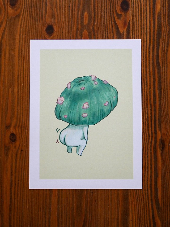 DANCE MUSH GREEN PRINT product image (1)