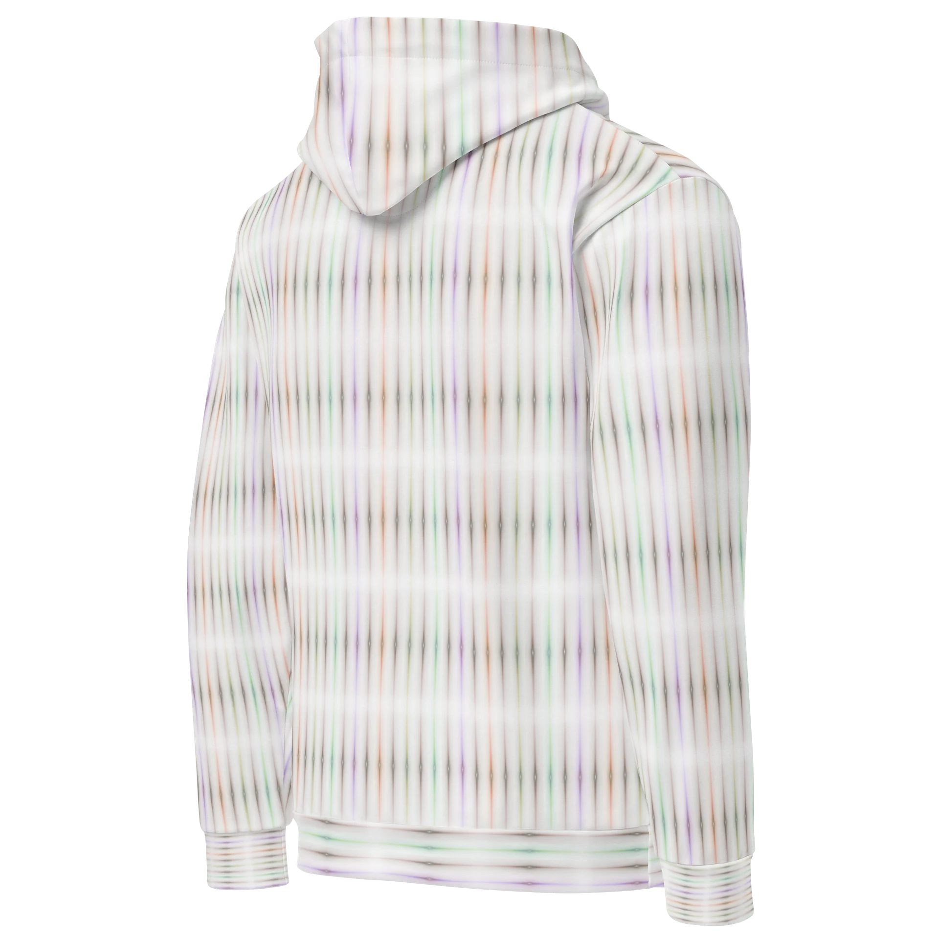 Soft Prism Stripes: Abstraktes Linien-Design Canvas of Comfort: Recycled Unisex Hoodie product image (7)