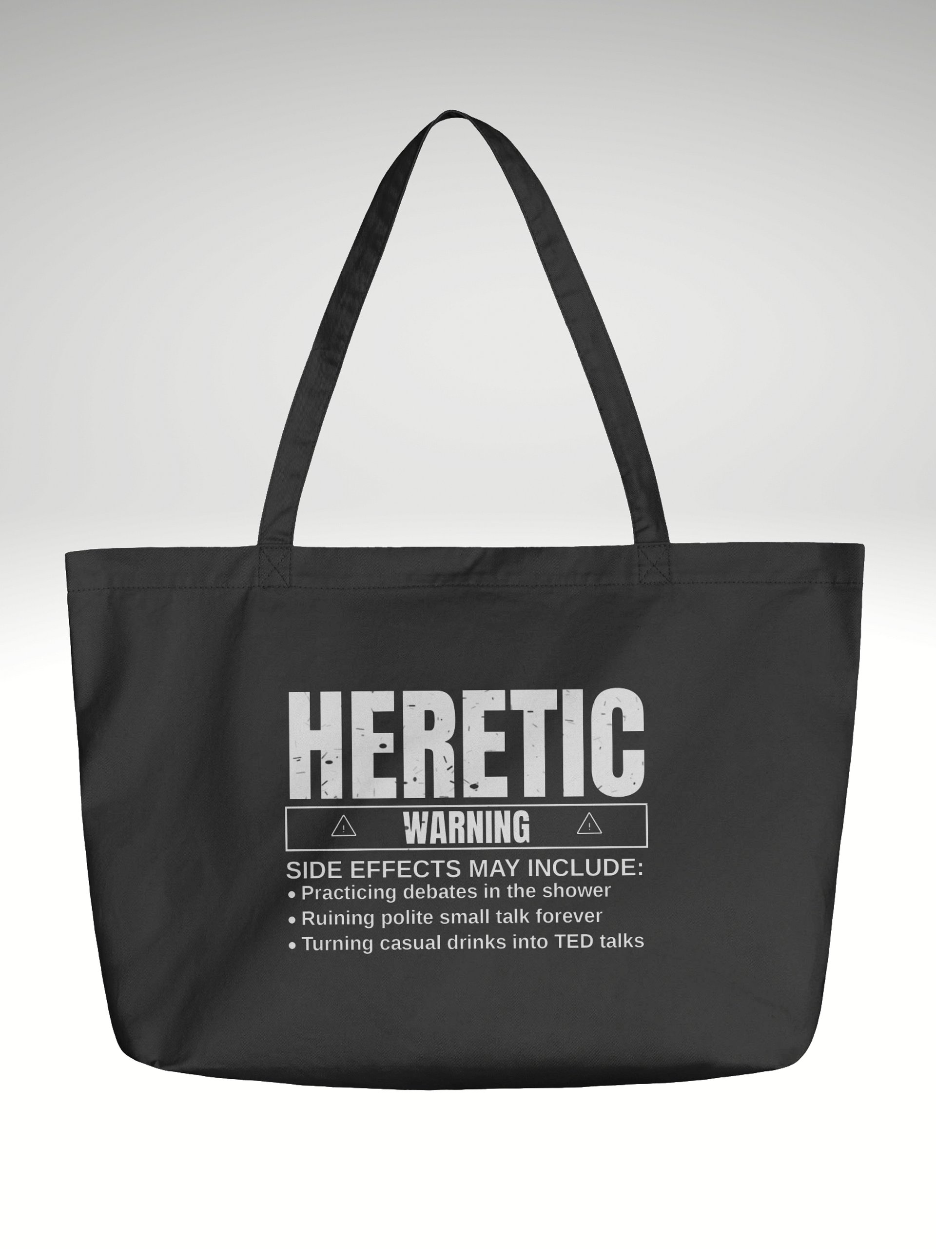 Heretic (Warning) Tote Bag product image (3)