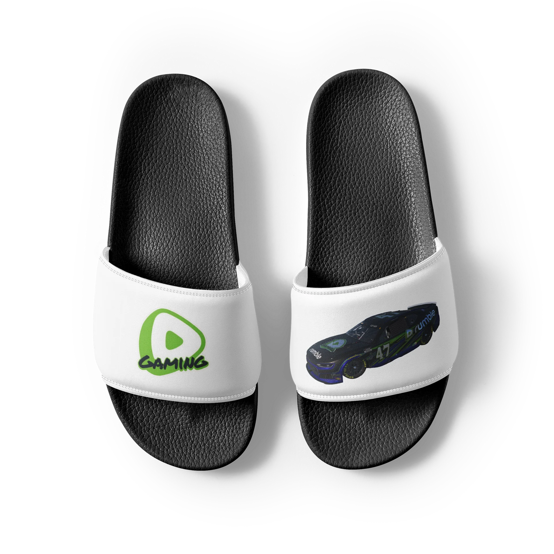 Play Button Gaming Men's Slides product image (4)