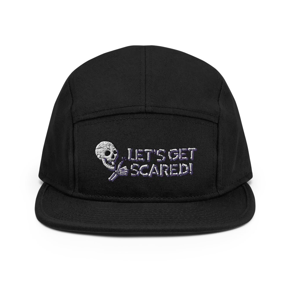 Let's Get Scared Panel Hat (embroidered) product image (1)