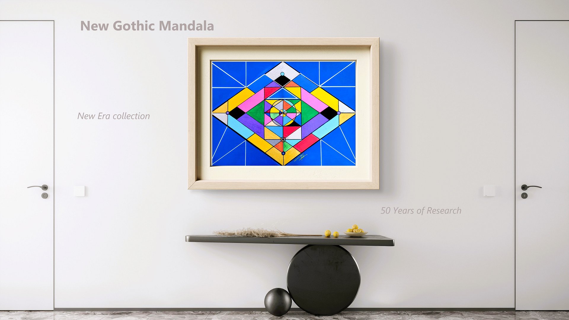 New Gothic Mandala — Fine Art Print with Frame product image (146)