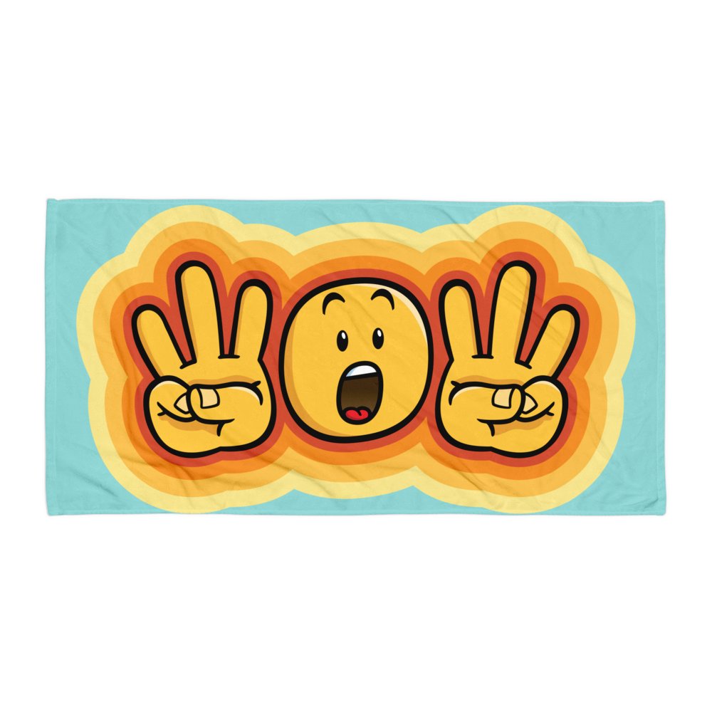 "WOW!" ASL Beach Towel product image (1)