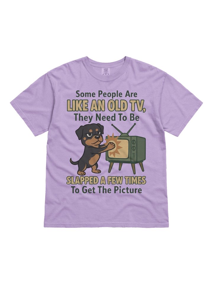 Rottweiler Some People Are Like An Old TV - T-Shirt product image (7)