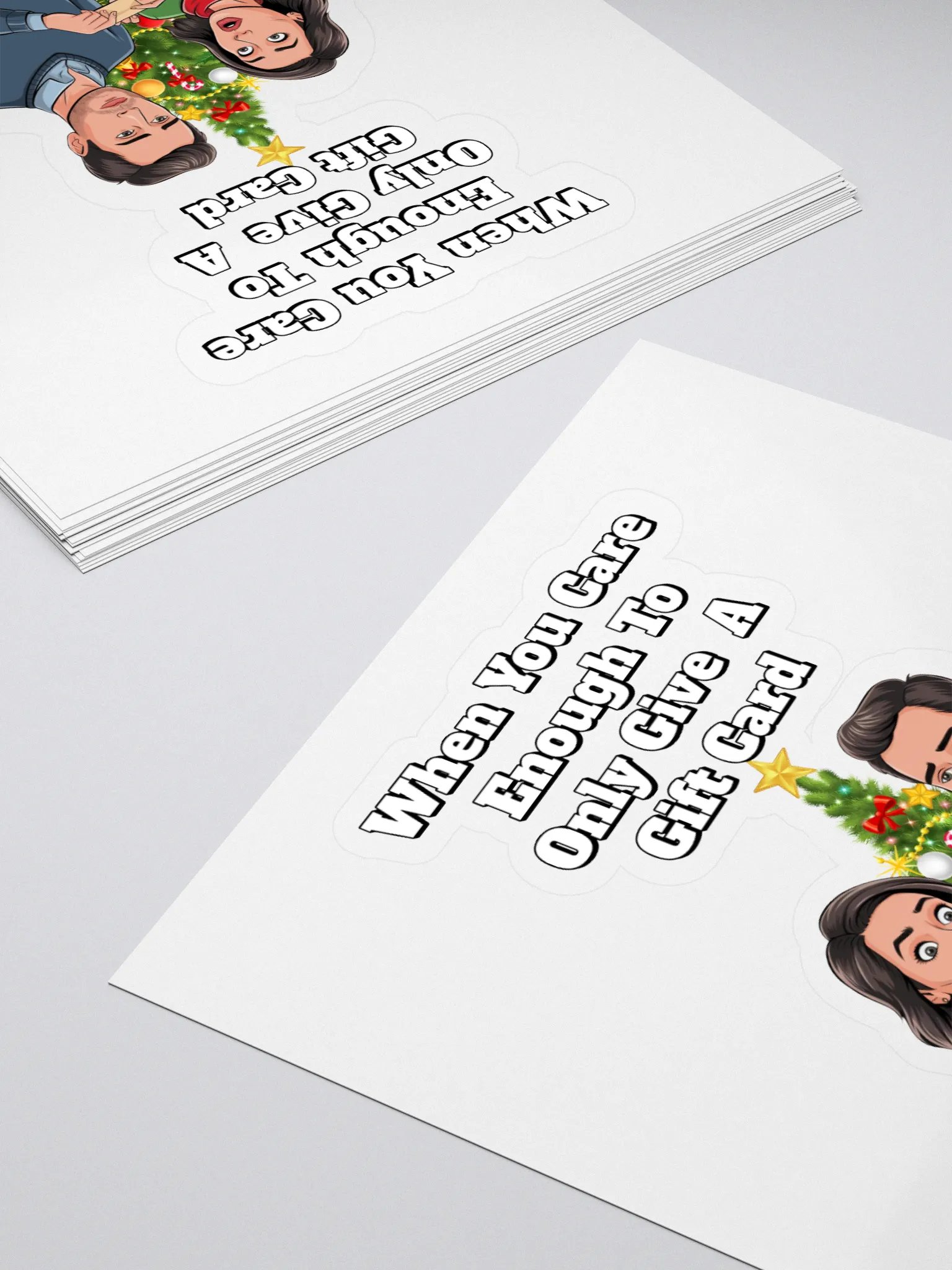 When You Care Enough To Only Give A Gift Card Sticker product image (4)