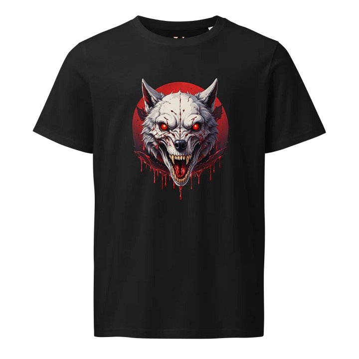 Glowing Wolf Unisex Organic Tee product image (5)