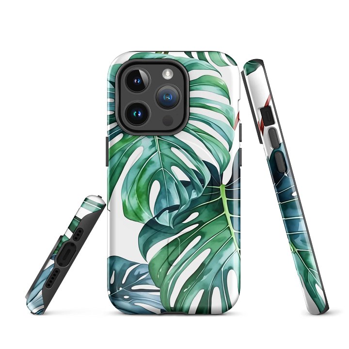 Tropical Elegance Tough Magnetic MagSafe® iPhone® 14, iPhone 15, iPhone 16, Pro, iPhone 17, Pro Max, Plus. product image (1)