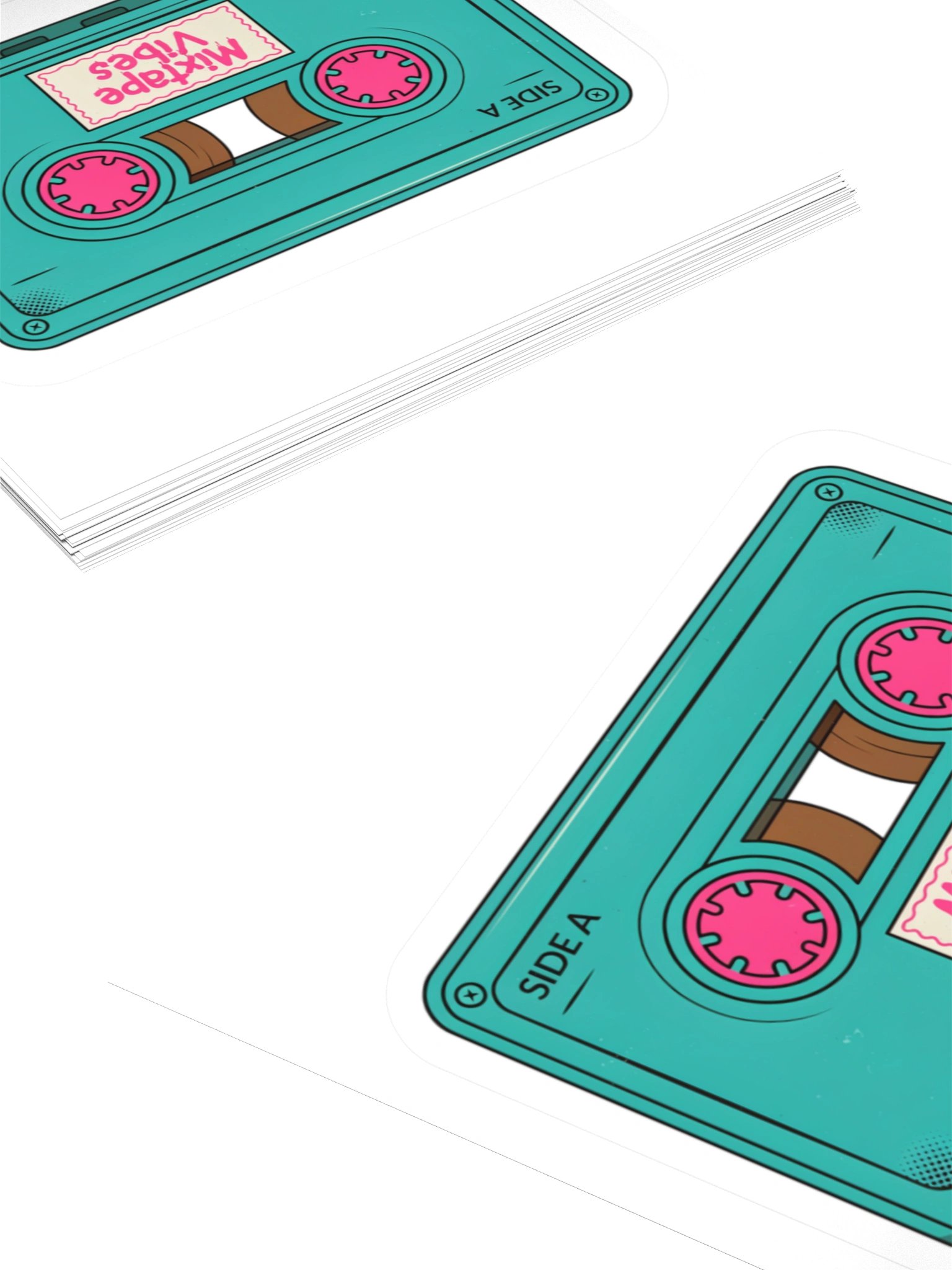 Mixtape Vibes Cassette Kiss Cut Sticker product image (10)