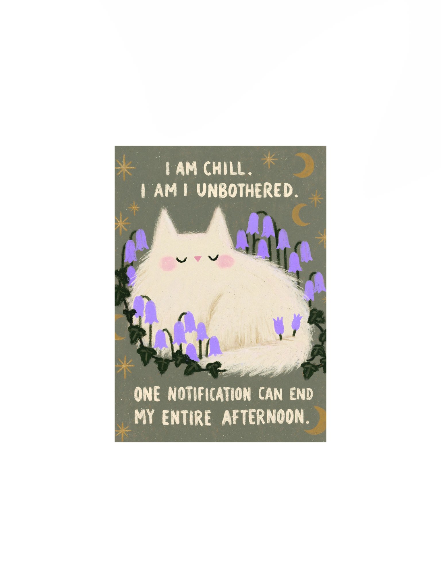 Unbothered Cat Poster product image (4)