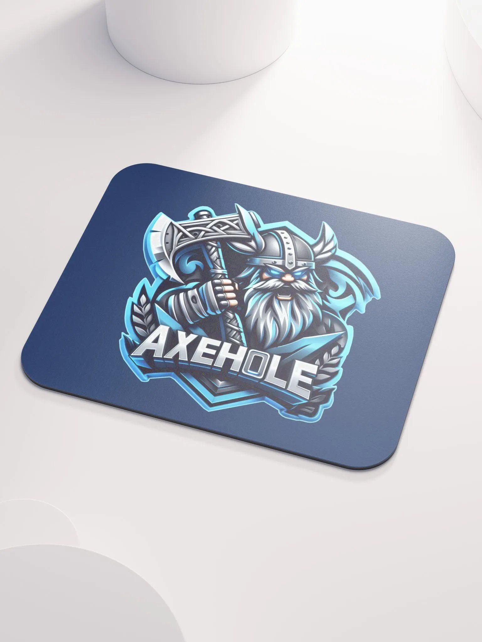 Angry Axe Mouse Pad Blue product image (6)