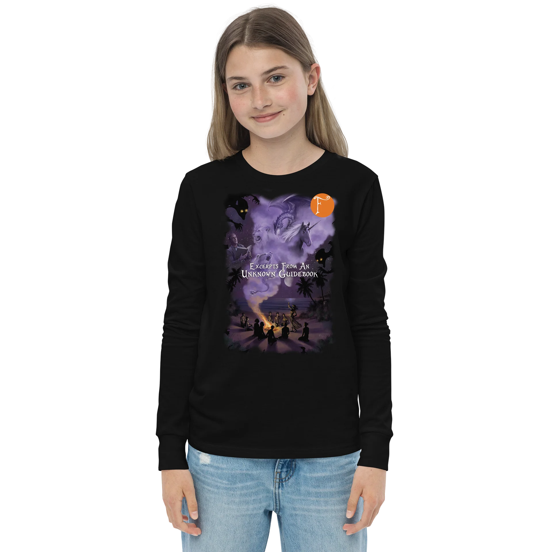 Excerpts from an Unknown Guidebook - Bella+Canvas Youth Long Sleeve T-Shirt product image (1)