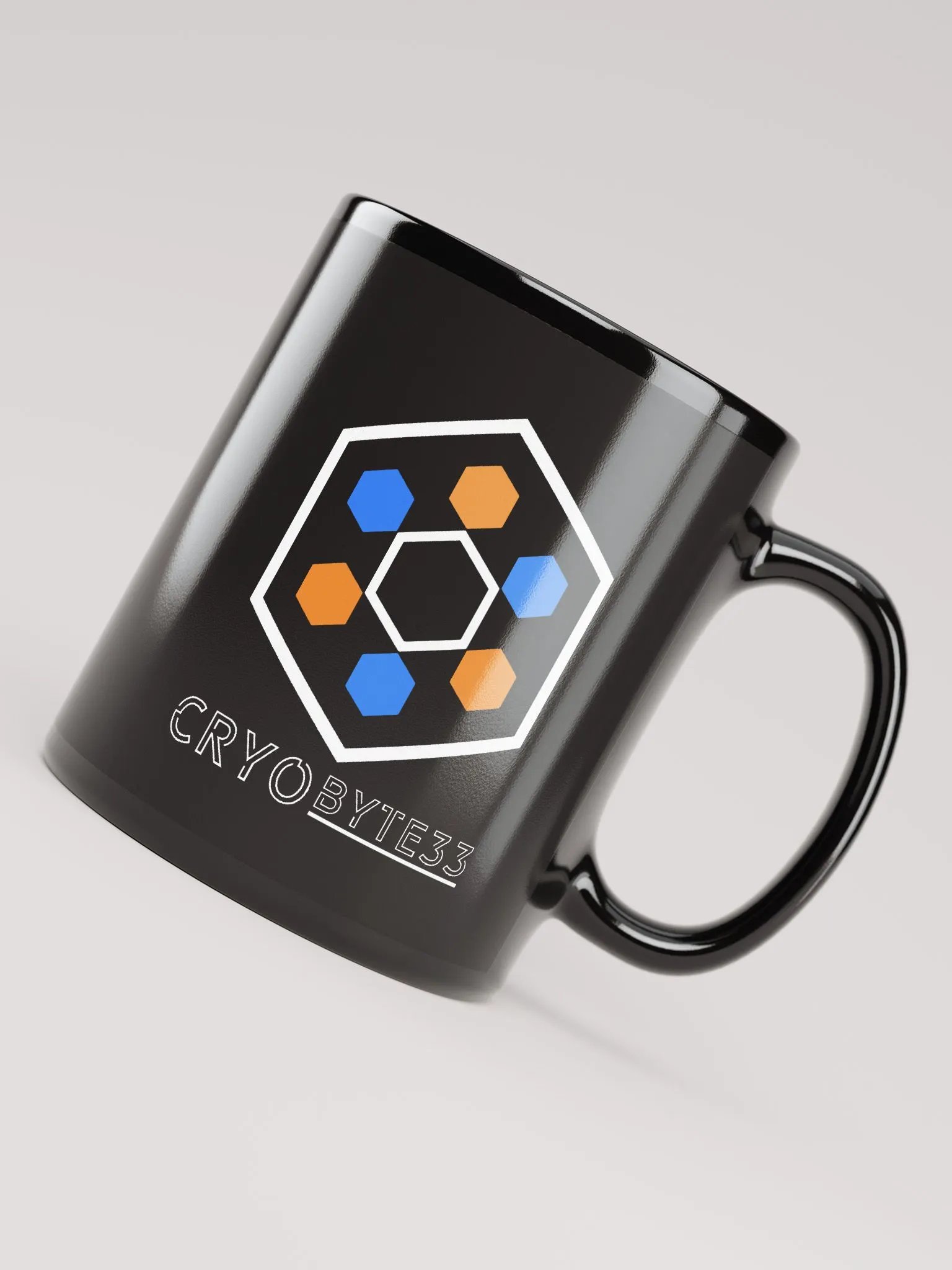 Glossy Black Mug product image (7)