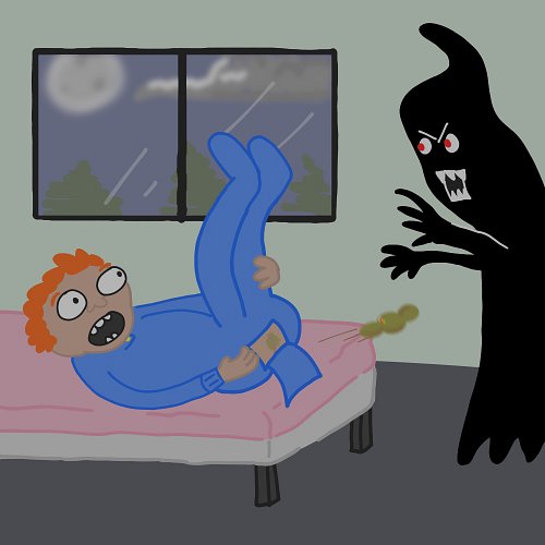 Day 10: Night Turd
It was supposed to be Night Terror but Turd sounded funny 🤷‍♂️ 

#stanktober2026 #nightterror #twitch #dig...
