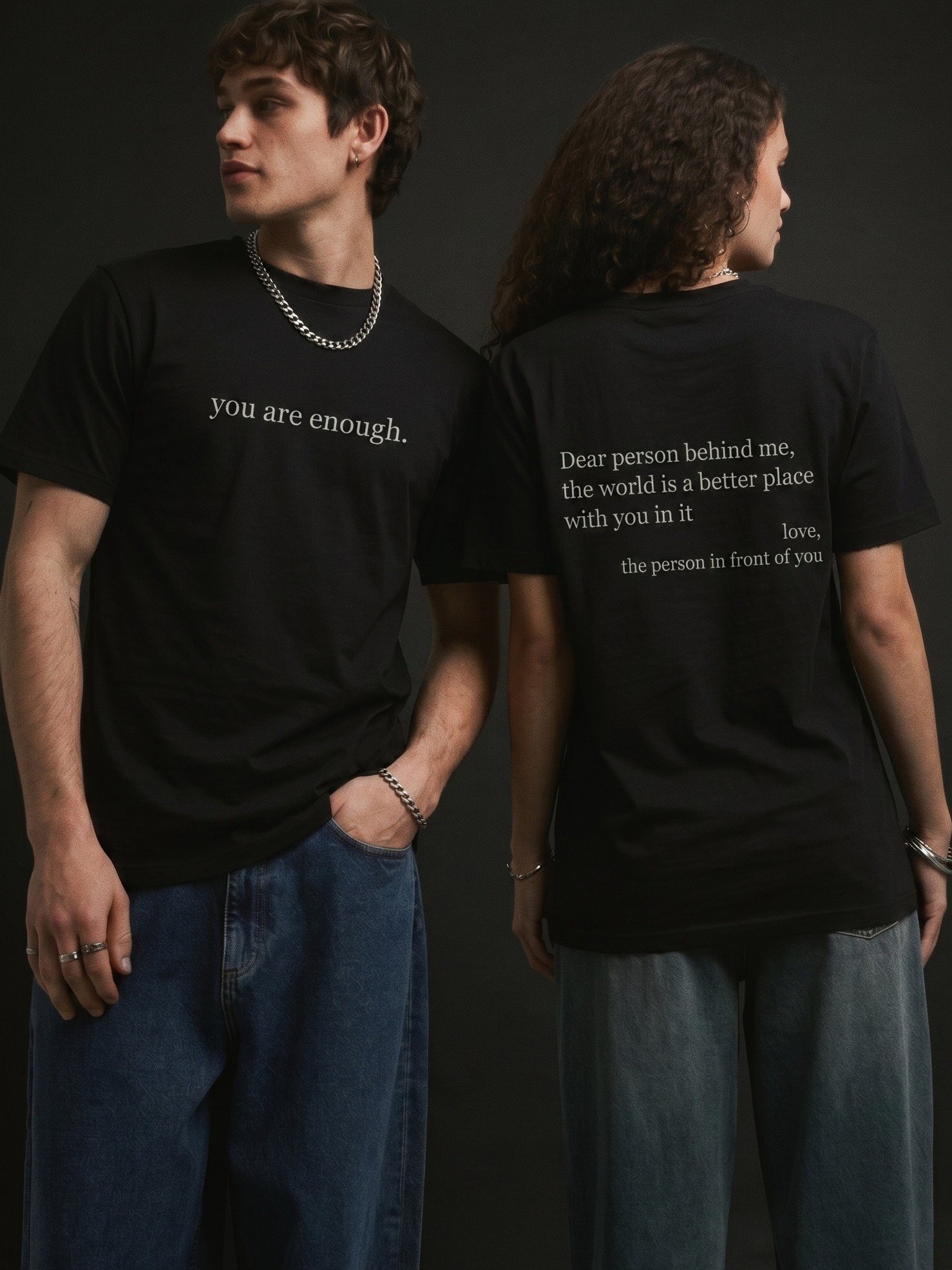 You Are Enough T-Shirt – Dear Person Behind Me | The Rest Club Co. product image (1)