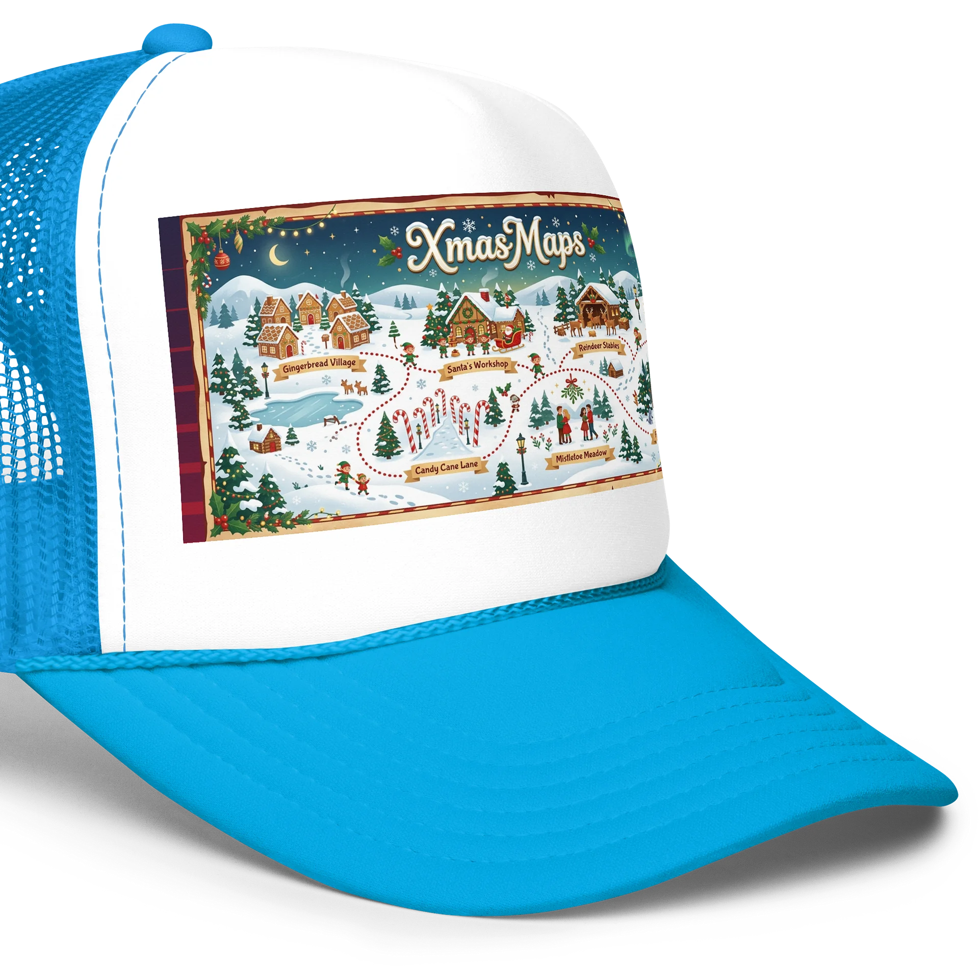 XmasMaps Classic Trucker Hat product image (5)