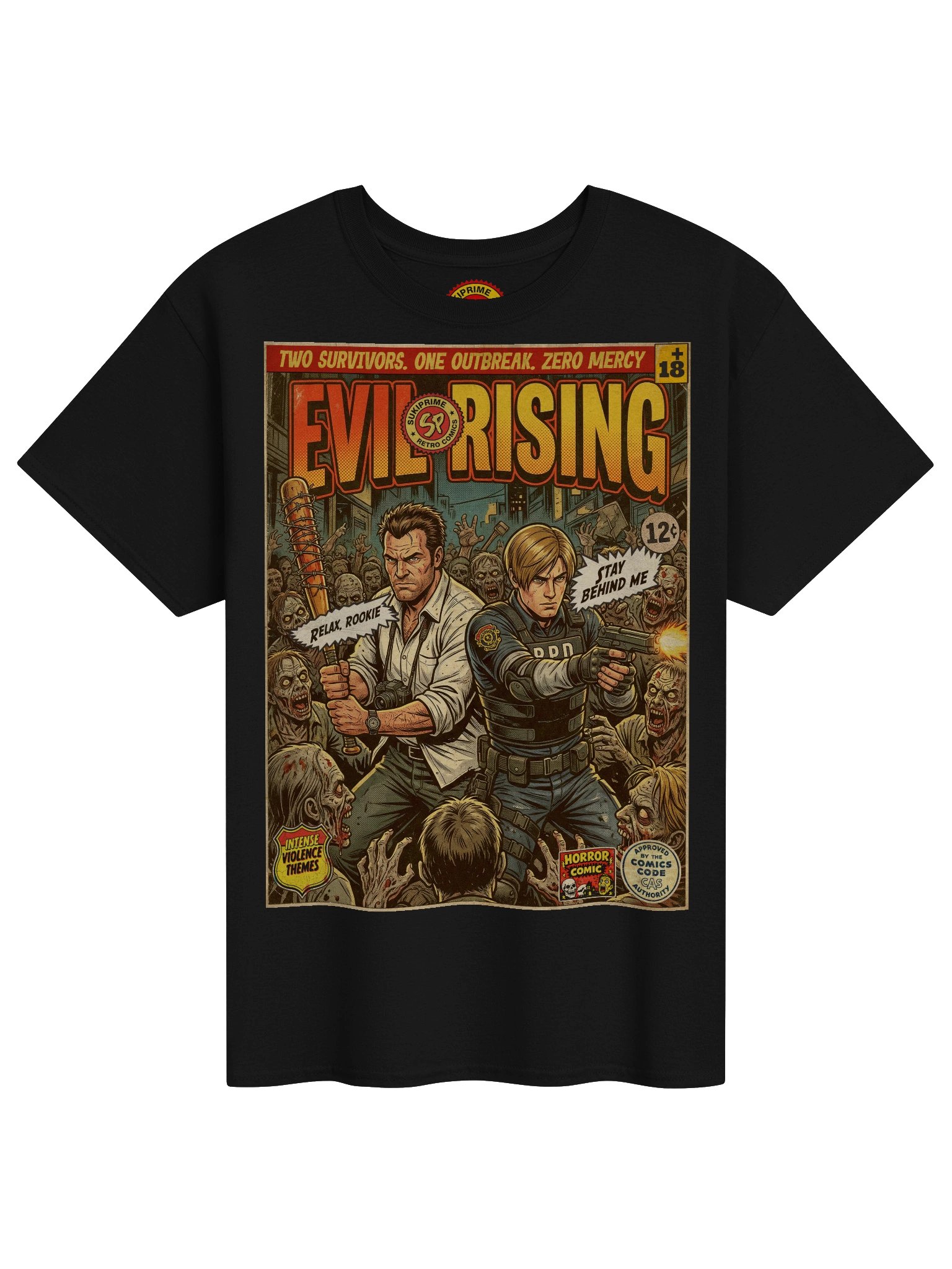 Evil Rising Comic Art T-Shirt product image (1)