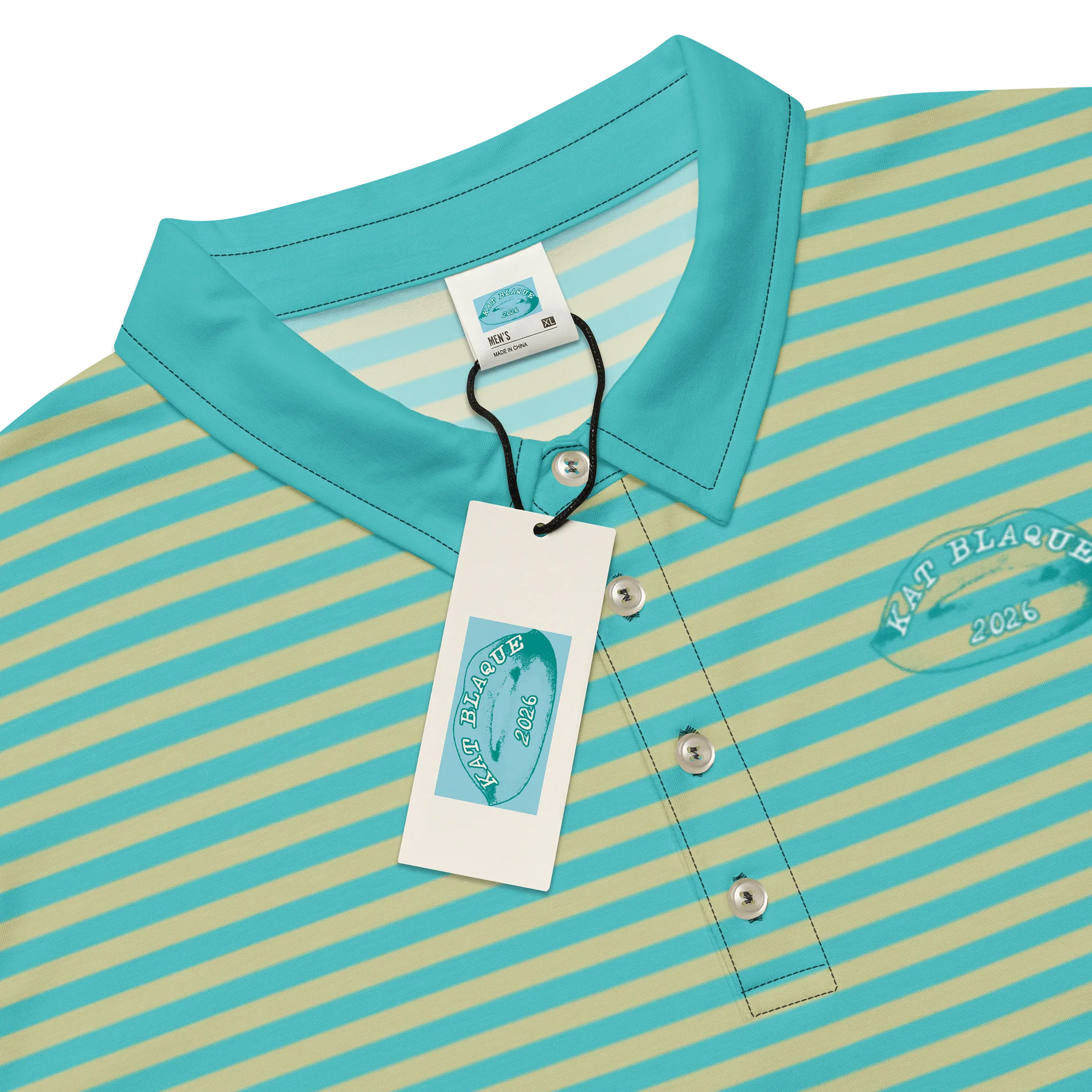 Green Stripped Polo product image (4)