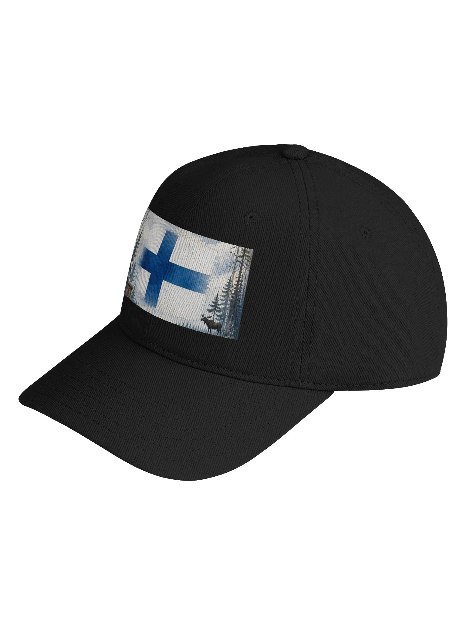 "Finland" Winter Flag Low Profile Cap product image (19)