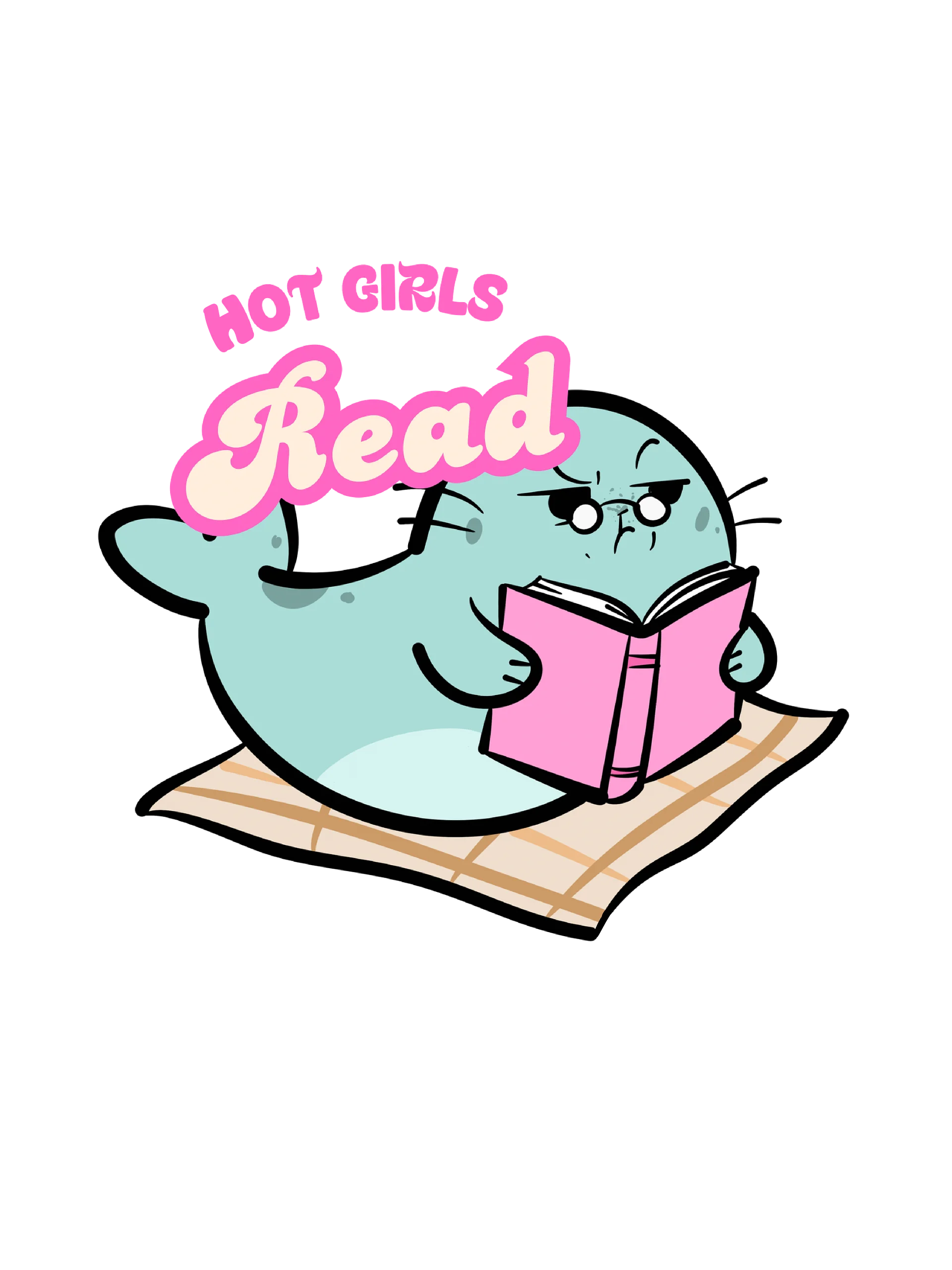Hot girls read-sticker product image (5)