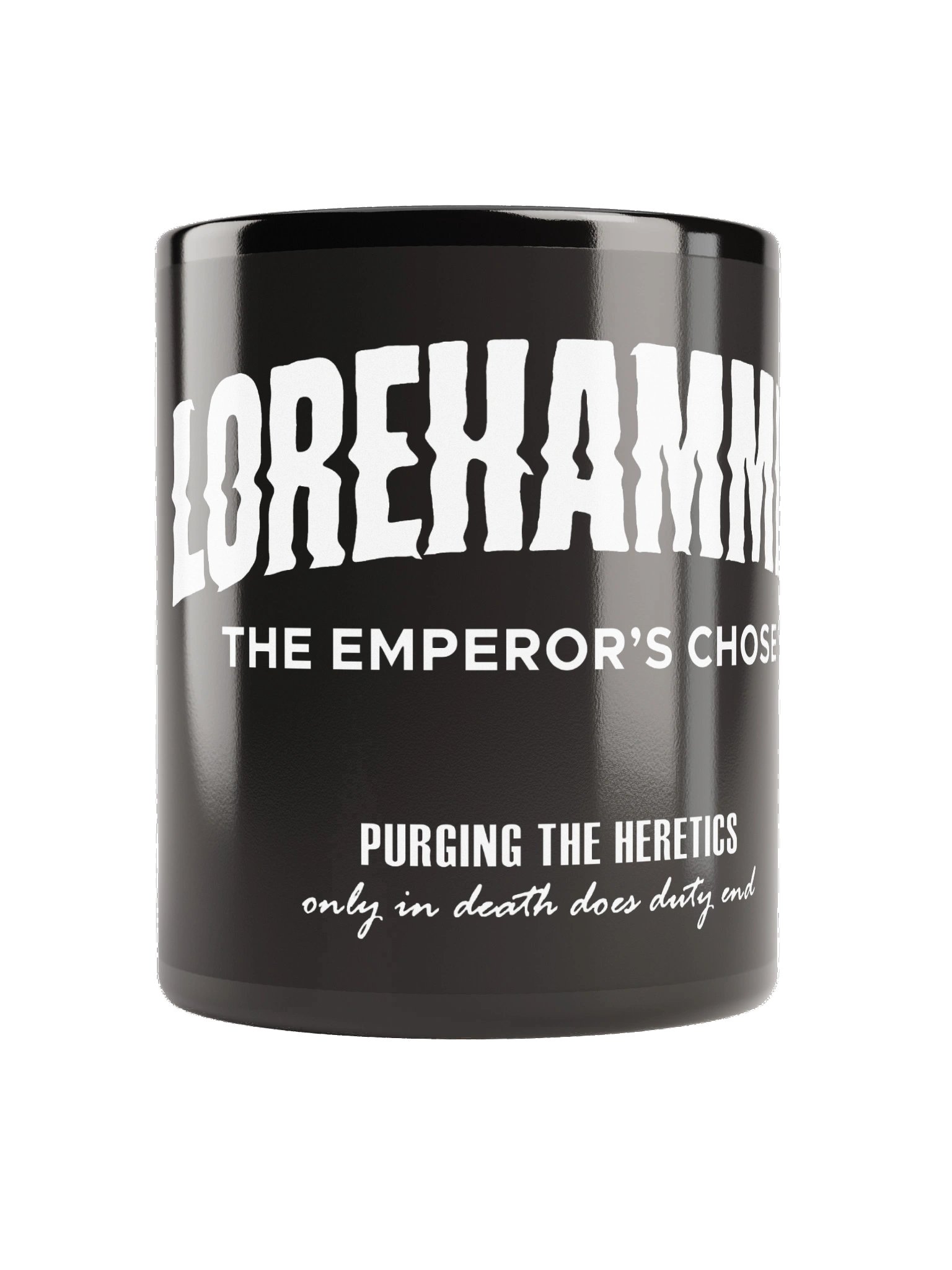 CHOSEN BLACK CERAMIC MUG product image (1)