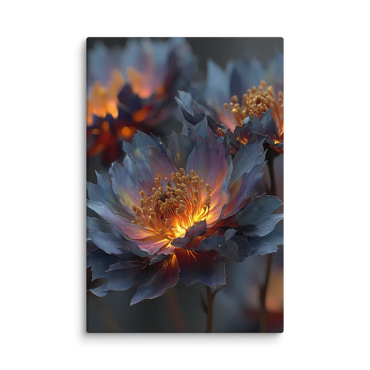 Ember Anemone — Crown of Cinders Series I Canvas product image (1)