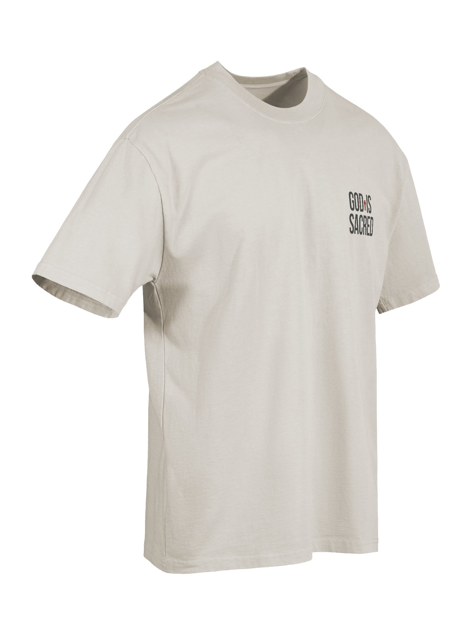 GOD IS SACRED OVERSIZE TEE (Light) product image (7)