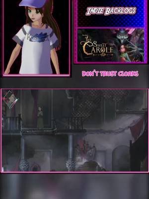 i don't trust people in cloaks 🧥 #ByeSweetCarole #gaming #suspicious #vtuber #horror #ClipGPT #streamladder