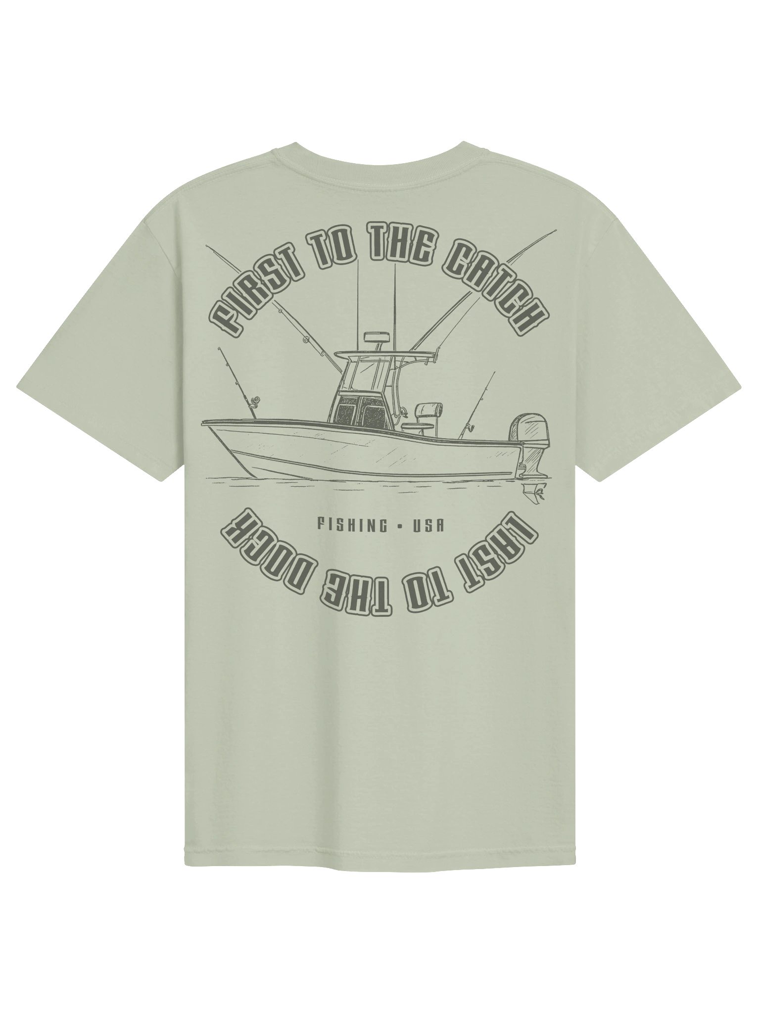 First To The Catch Fishing Shirt product image (5)