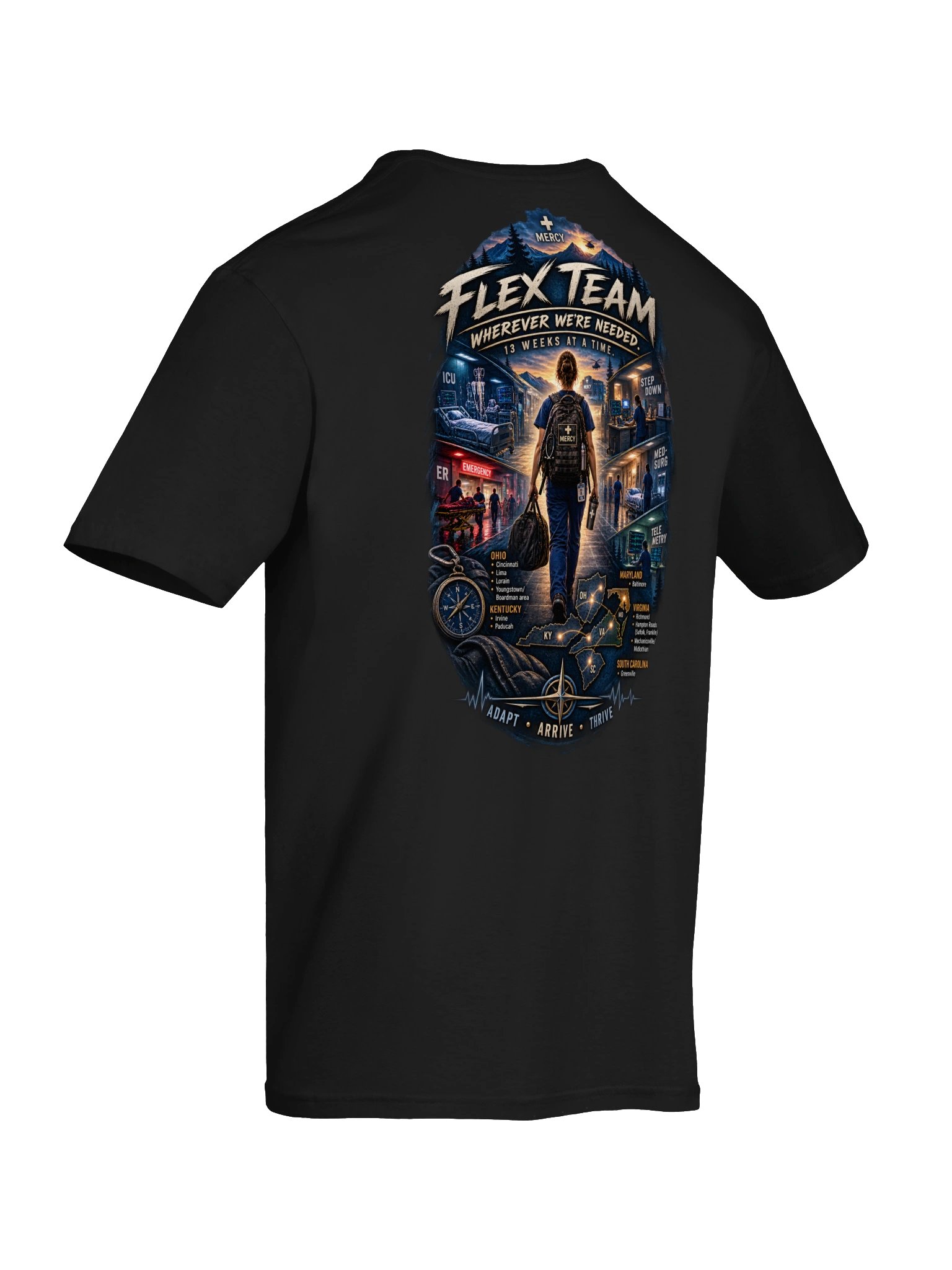 Flex Team Adapt Arrive Thrive Tee product image (8)