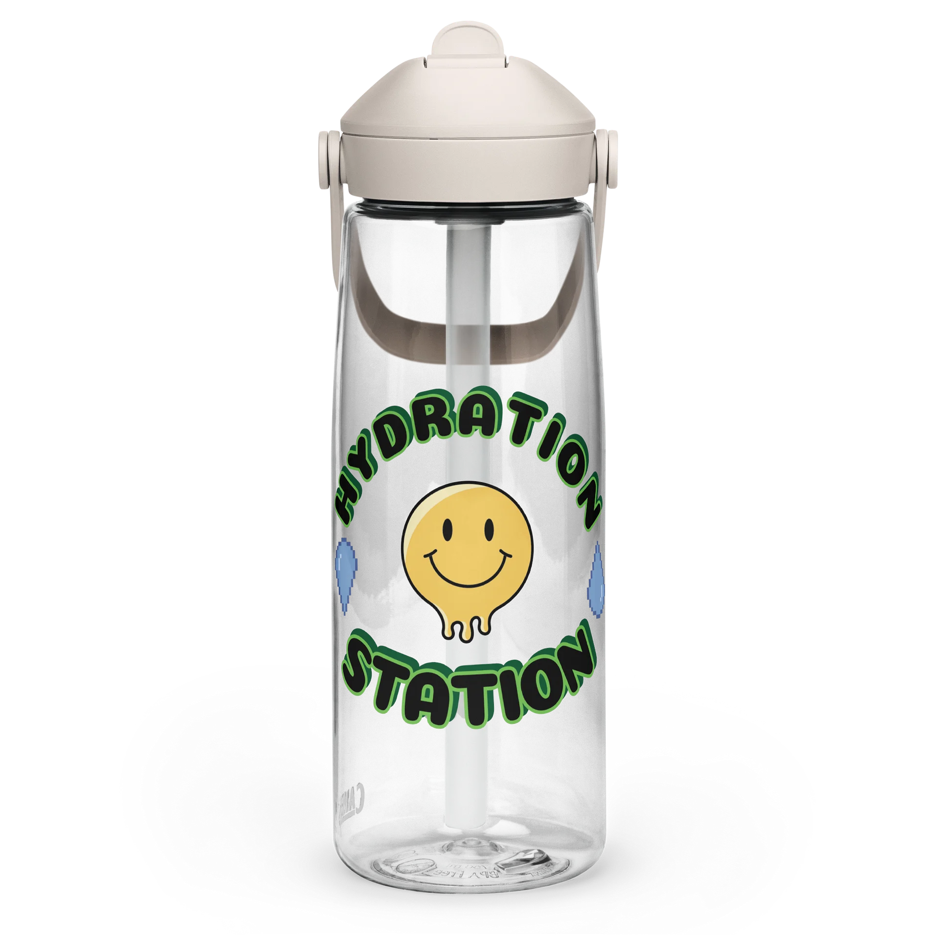 Thrive® Flip Straw: Hydration Station Edition (White) product image (1)