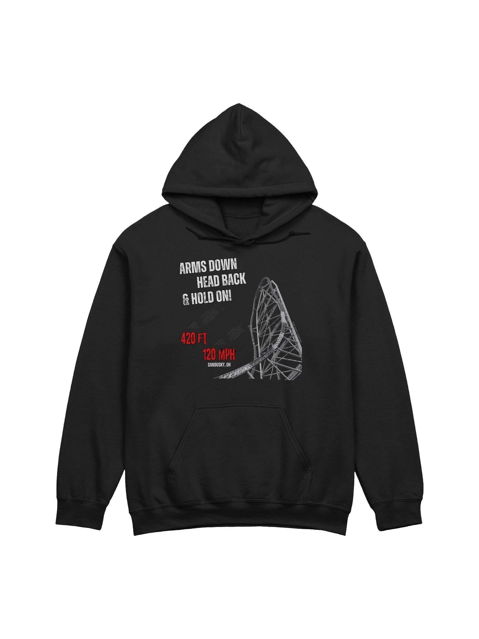 Top Thrill - Keep Ridin' Coasters Hoodie product image (3)