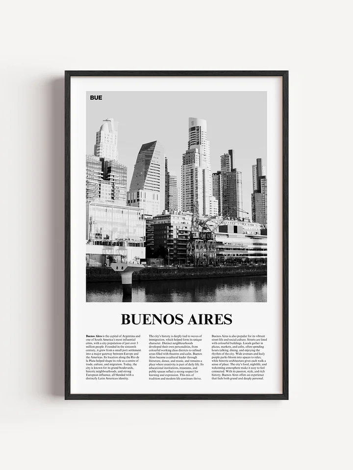 Buenos Aires 02 Newspaper Poster product image (1)