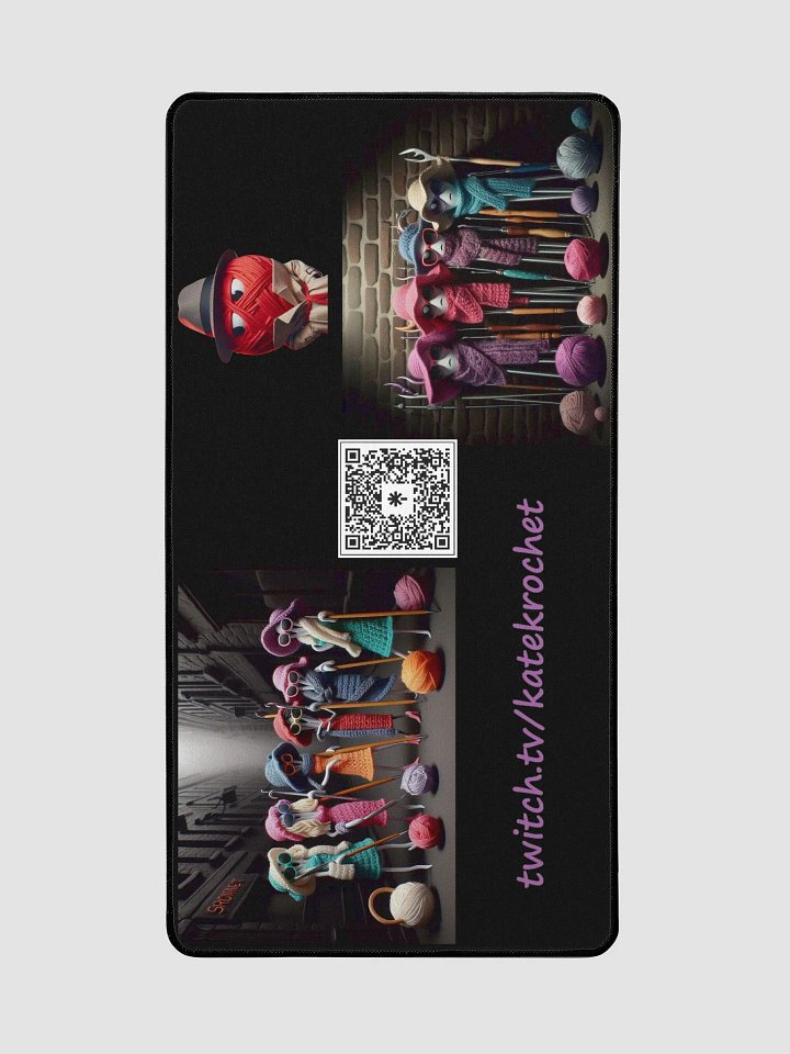 Red Yarn District Desk Mat product image (2)