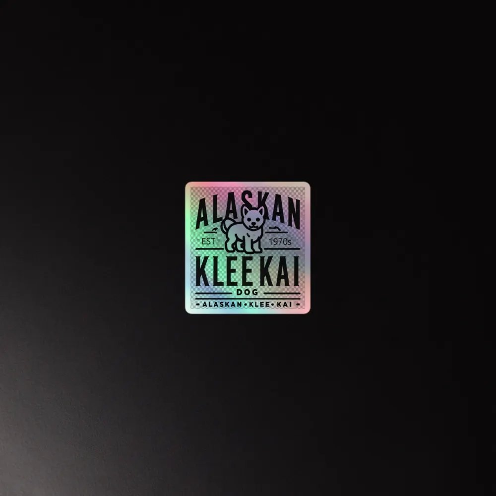 Alaskan Klee Kai Holographic Sticker product image (3)