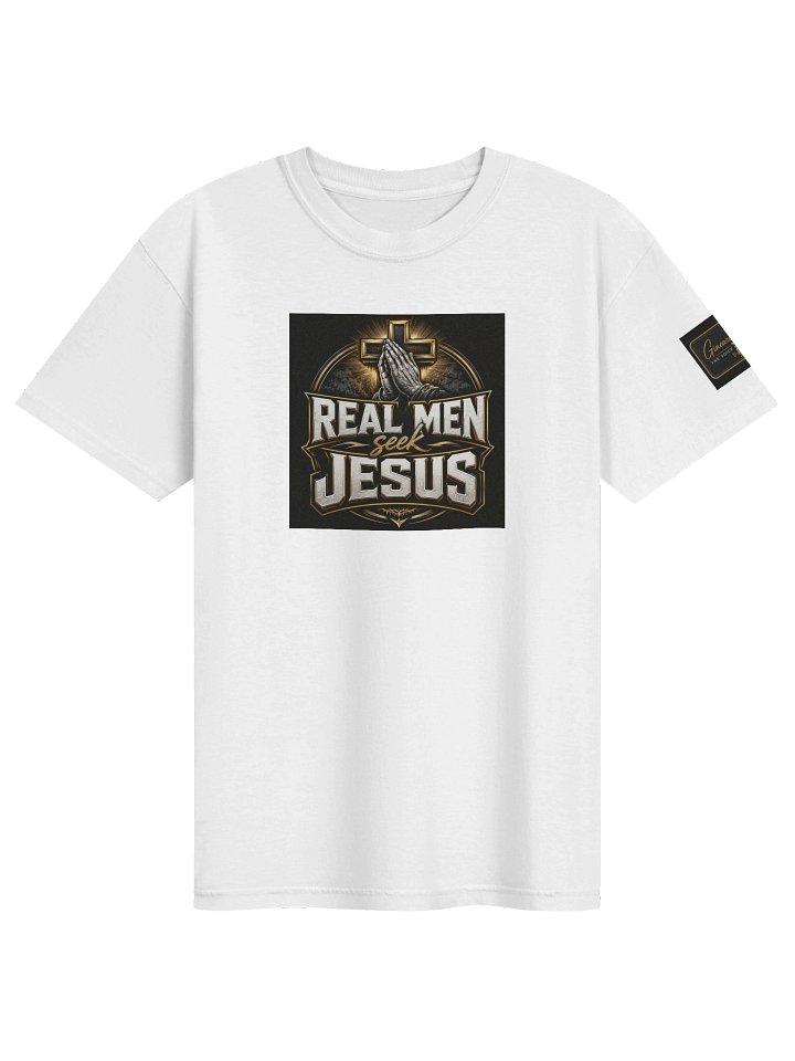 Real Men Tee-White product image (1)
