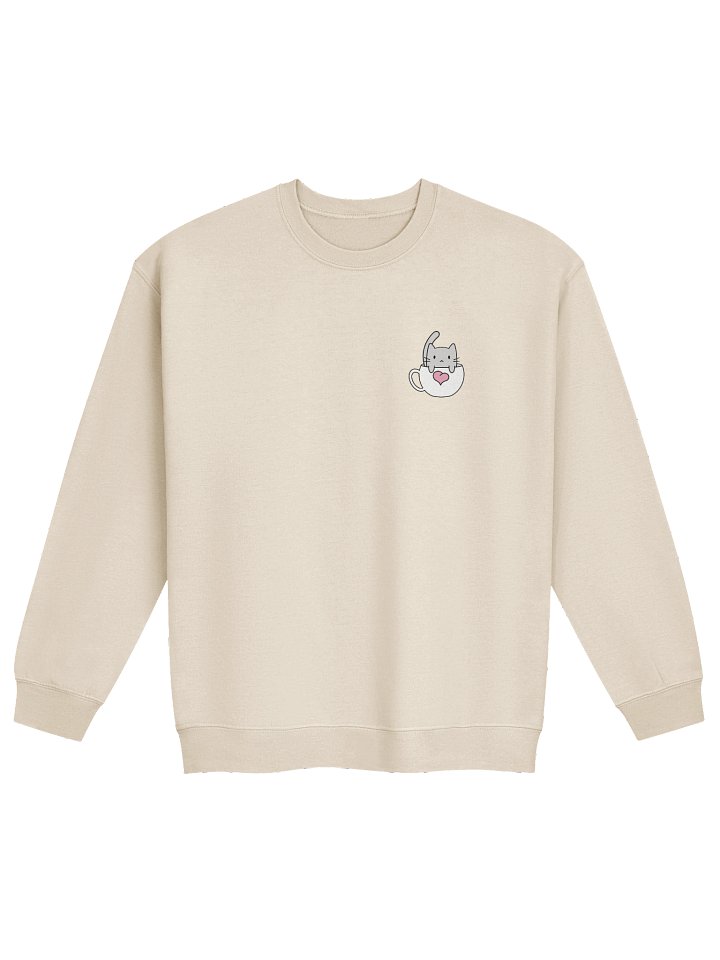 Softie's Café Logo Sweatshirt || Left Sided, Printed product image (1)