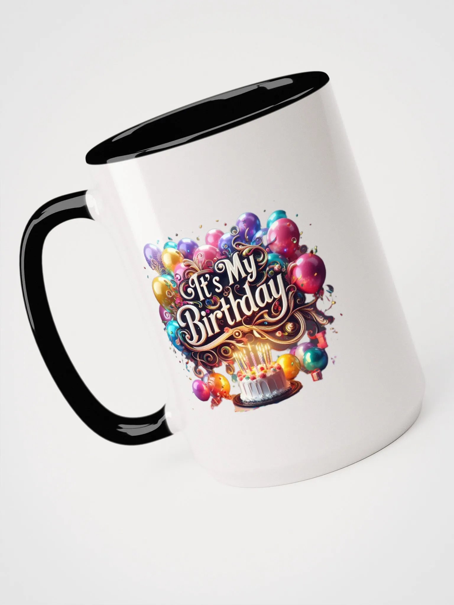 Festive Birthday Ceramic Mug product image (4)