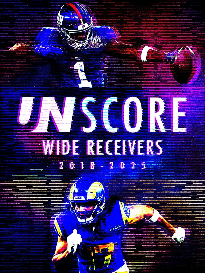 The 2025 UN Score Wide Receiver Prospect Model product image (1)