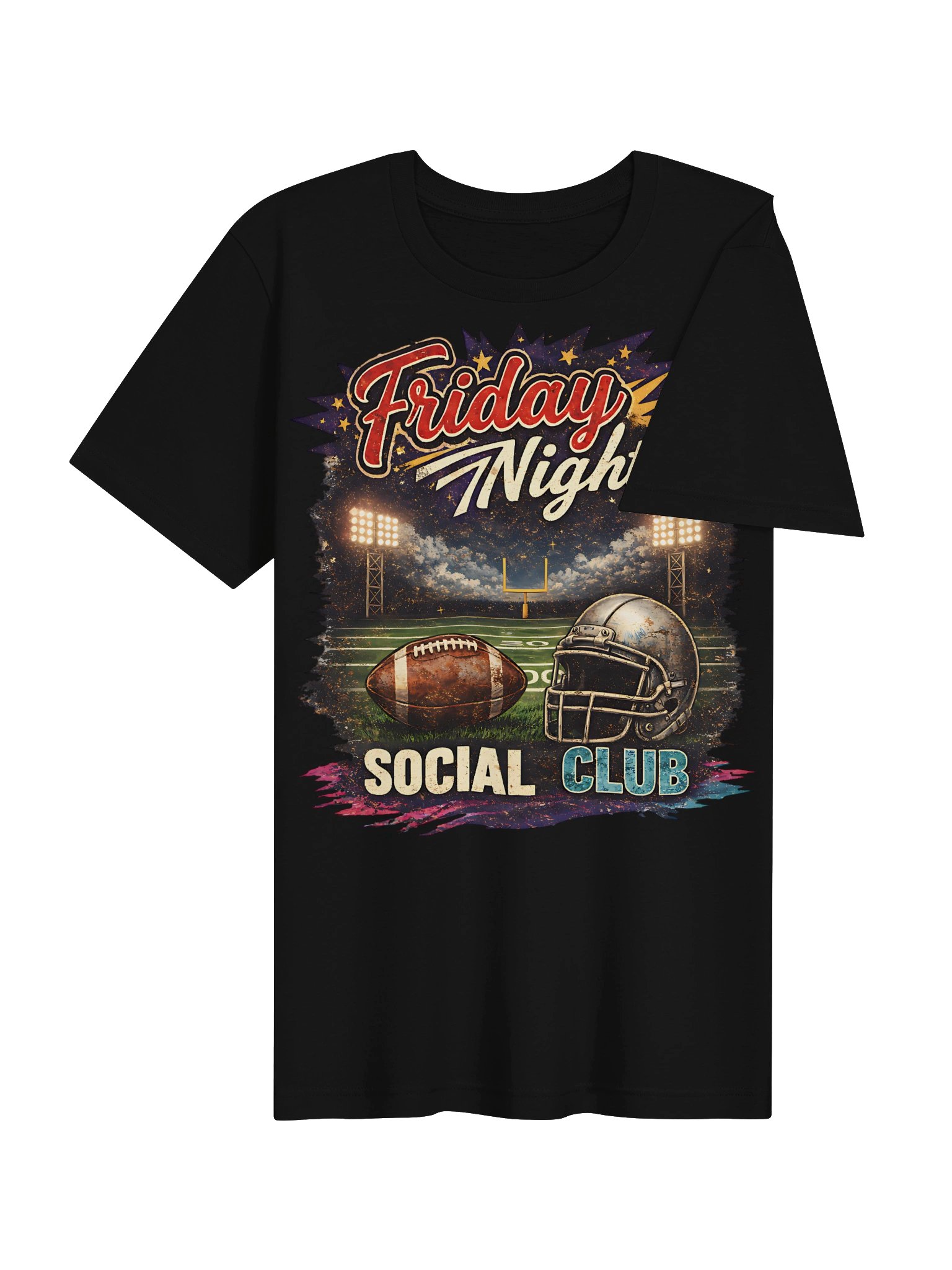 Friday Night Social Club Football Tee product image (4)