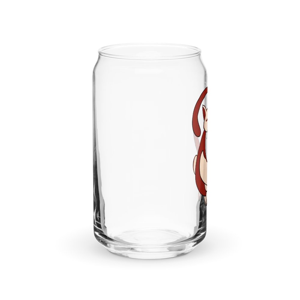 Calming Brown Cat-Owl Can-Shaped Glass product image (4)