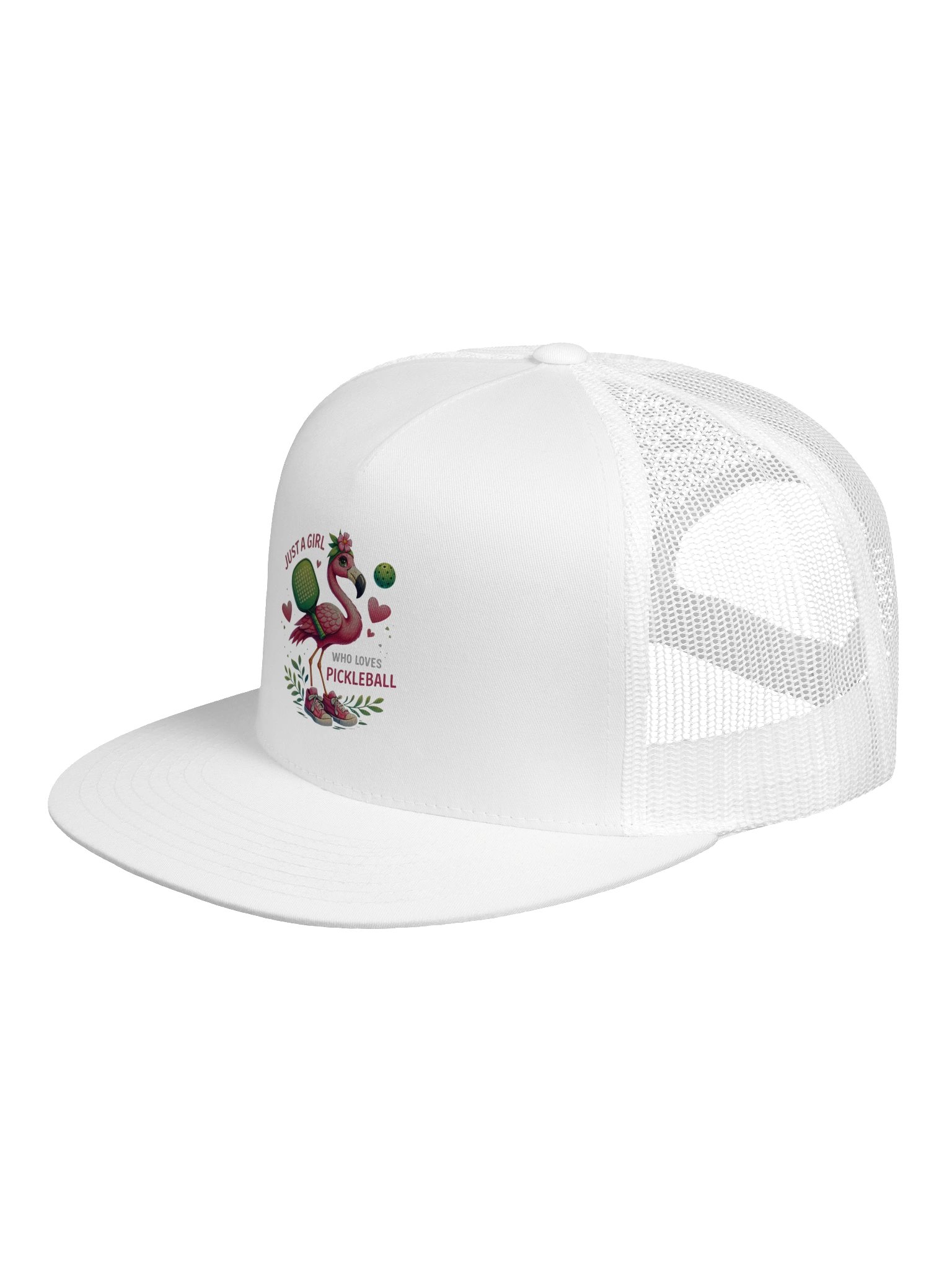 Just a Girl Who Loves Pickleball Trucker Hat | Fun Pickleball Cap product image (3)
