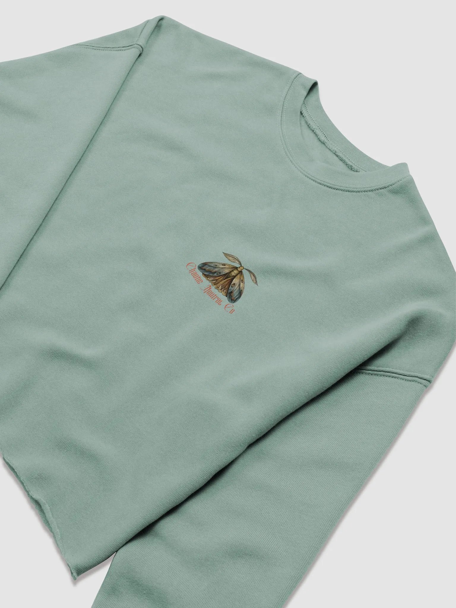 Rebirth Cropped Sweat (Blush Script) product image (6)