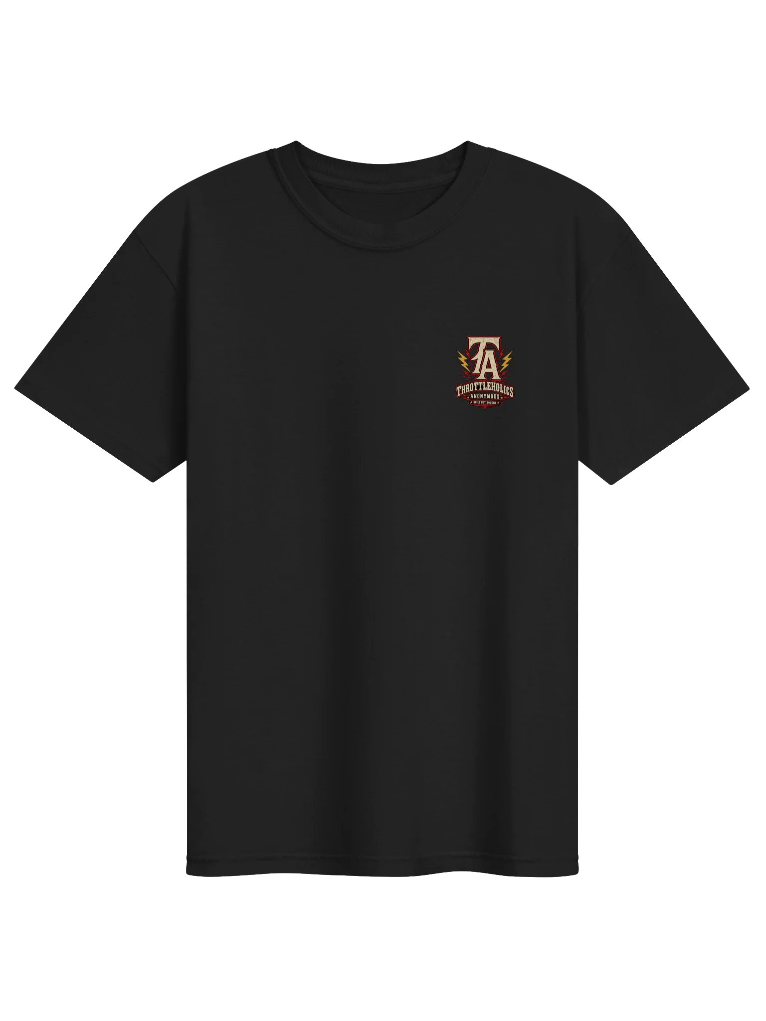 Built Not Bought | Old School Chopper Motorcycle Tee product image (2)