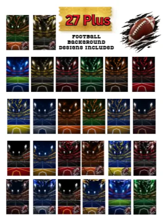 Ultimate Football Templates Bundle Deal - Mock Up and DIY Video Tutorials product image (3)